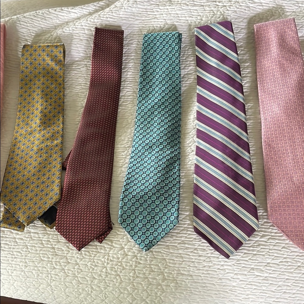 Elegant Men's Tie Collection - Multicolor Set